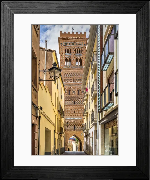 Framed Print : El Salvador tower, Teruel, Aragon, Spain Framed Print : El Salvador tower, Teruel, Aragon, Spain