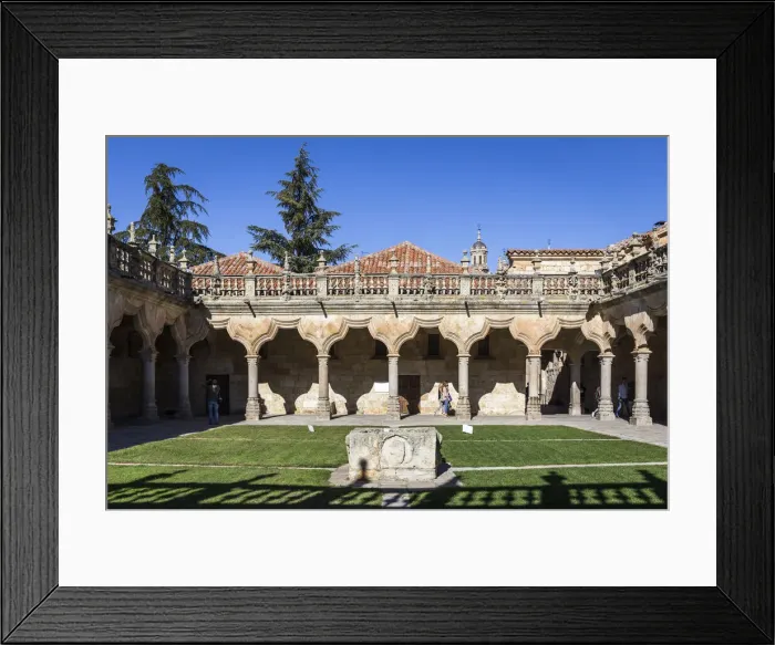 Framed Print : Spain, Castile and Leon, Salamanca, University, The cloister of Escuela Menores Framed Print : Spain, Castile and Leon, Salamanca, University, The cloister of Escuela Menores