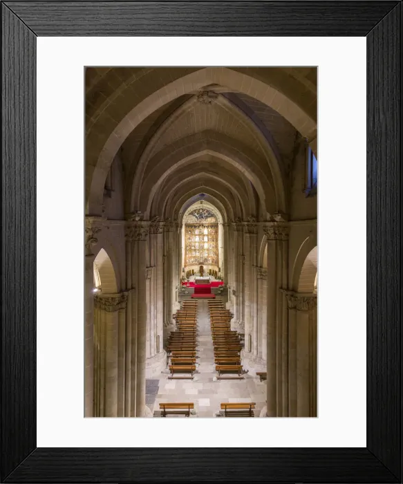 Framed Print : Spain, Castile and Leon, Salamanca, Cathedral, The central nave of the Old Cathedral Framed Print : Spain, Castile and Leon, Salamanca, Cathedral, The central nave of the Old Cathedral