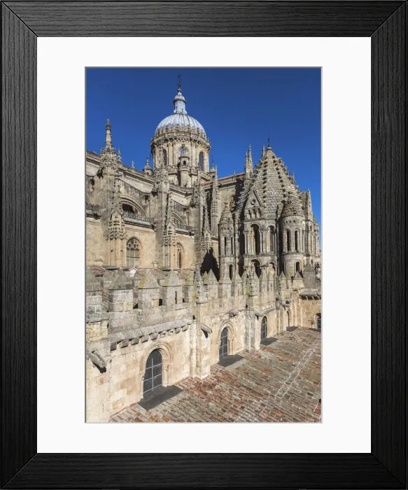 Framed Print : Spain, Castile and Leon, Salamanca, Cathedral, The roof of the Old Cathedral