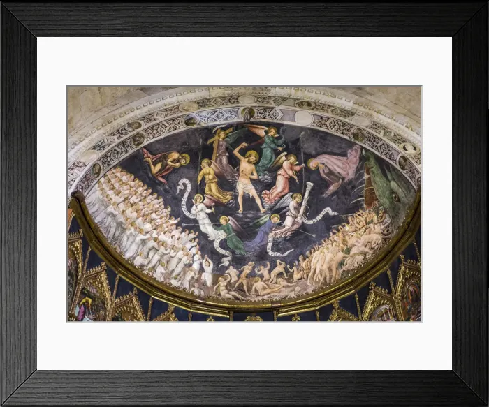 Framed Print : Spain, Castile and Leon, Salamanca, Cathedral, Fresco by Nicola Fiorentino in the apse of the Old Cathedral Framed Print : Spain, Castile and Leon, Salamanca, Cathedral, Fresco by Nicola Fiorentino in the apse of the Old Cathedral