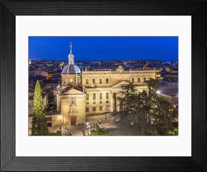 Framed Print : Spain, Castile and Leon, Salamanca, University, The main facade of the Philology department