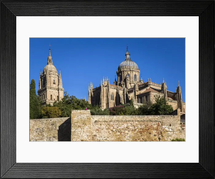 Framed Print : Spain, Castile and Leon, Salamanca, Calle San Pablo, The Cathedral and the city walls Framed Print : Spain, Castile and Leon, Salamanca, Calle San Pablo, The Cathedral and the city walls