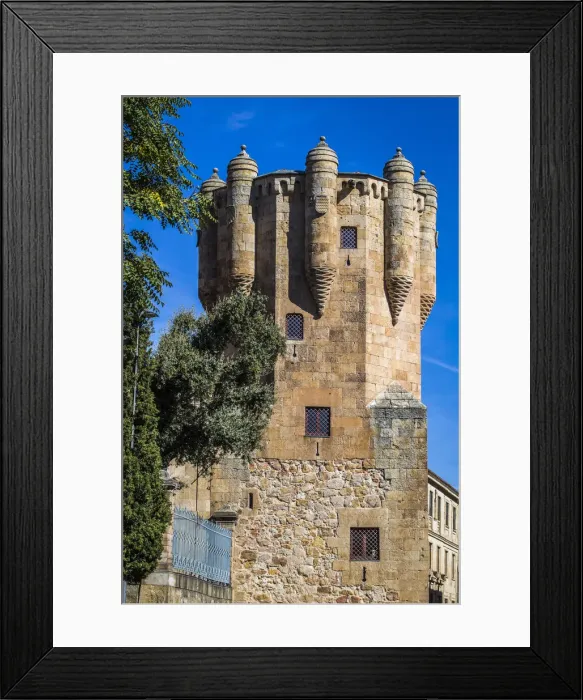 Framed Print : Spain, Castile and Leon, Salamanca, Plaza Colon, The Clavero Tower Framed Print : Spain, Castile and Leon, Salamanca, Plaza Colon, The Clavero Tower