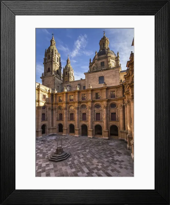 Framed Print : Spain, Castile and Leon, Salamanca, Pontifical University, The main cloister Framed Print : Spain, Castile and Leon, Salamanca, Pontifical University, The main cloister