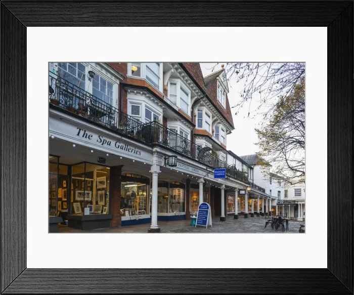 Framed Print : England, Kent, Tunbridge Wells, The Pantiles Shopping Street Framed Print : England, Kent, Tunbridge Wells, The Pantiles Shopping Street