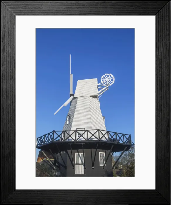 Framed Print : England, East Sussex, Rye, Rye Windmill B&B Framed Print : England, East Sussex, Rye, Rye Windmill B&B