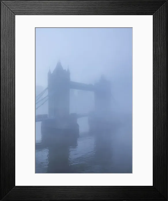 Framed Print : England, London, River Thames and Tower Bridge in the Early Morning Mist Framed Print : England, London, River Thames and Tower Bridge in the Early Morning Mist