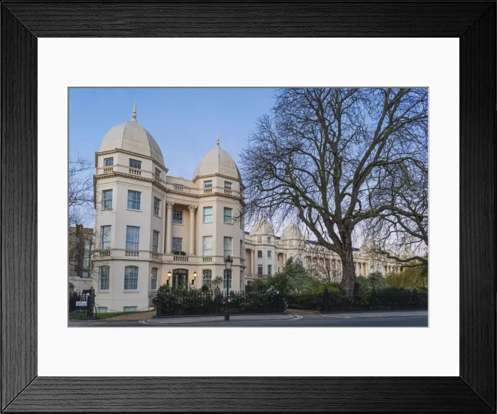 Framed Print : England, London, Regents Park, No. 1 Sussex Place, London Business School, The Deans House