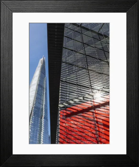 Framed Print : England, London, Southwark, London Bridge City, More London Riverside Offices and The Shard Framed Print : England, London, Southwark, London Bridge City, More London Riverside Offices and The Shard