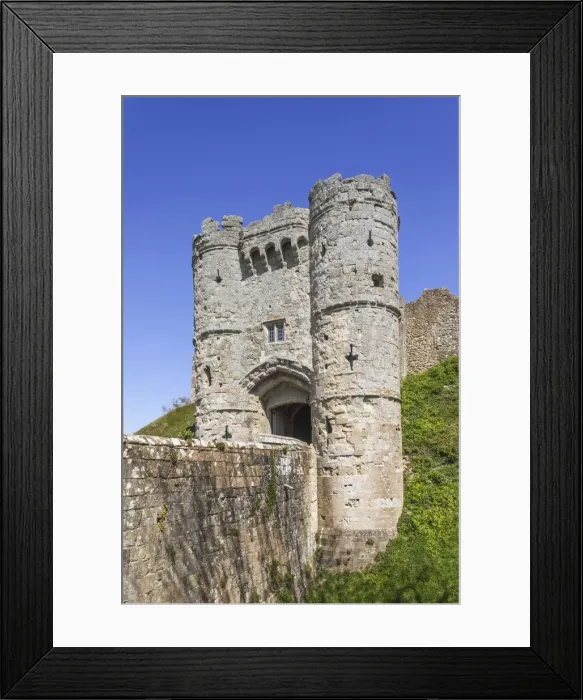 Framed Print : England, Isle of Wight, Newport, Carisbrooke Castle Framed Print : England, Isle of Wight, Newport, Carisbrooke Castle