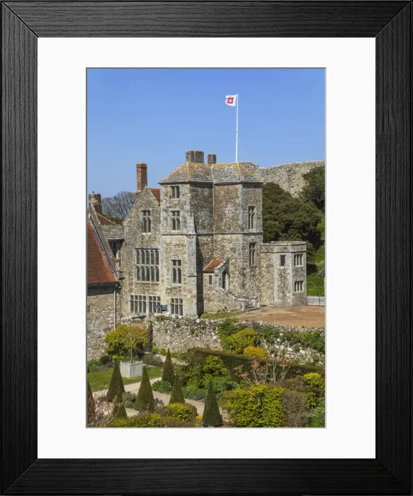 Framed Print : England, Isle of Wight, Newport, Carisbrooke Castle, Home of the Lords Building