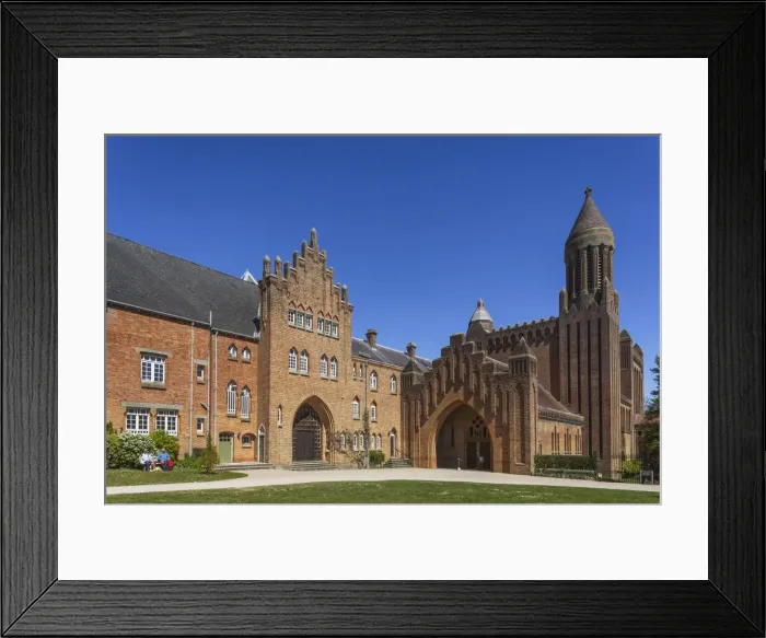 Framed Print : England, Isle of Wight, Ryde, Quarr Abbey Framed Print : England, Isle of Wight, Ryde, Quarr Abbey