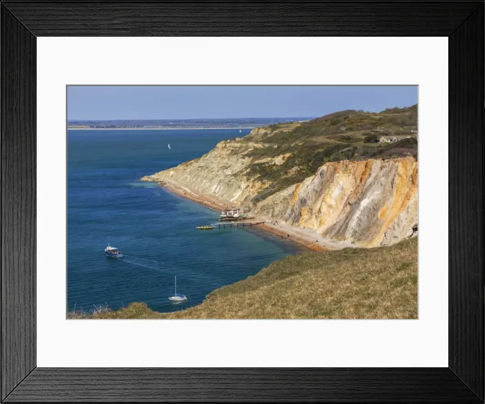 Framed Print : England, Isle of Wight, Alum Bay Framed Print : England, Isle of Wight, Alum Bay
