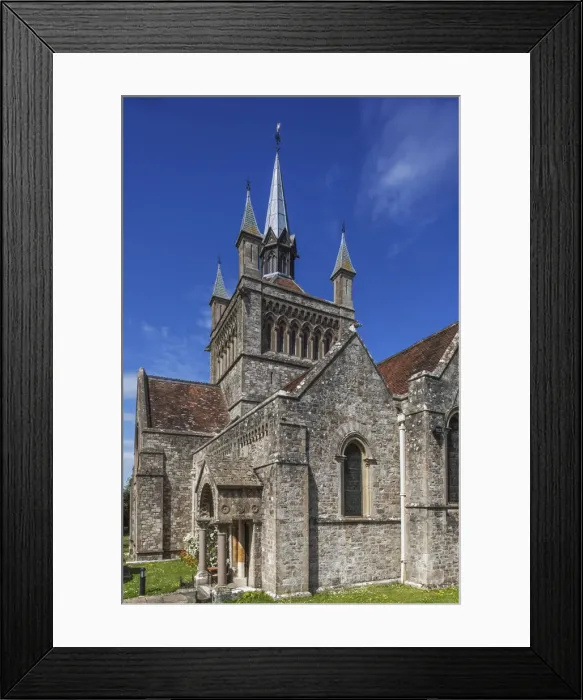 Framed Print : England, Isle of Wight, East Cowes, Whippingham, St. Mildreds Church near Osborne House used by Queen Victoria and The Royal Family Framed Print : England, Isle of Wight, East Cowes, Whippingham, St. Mildreds Church near Osborne House used by Queen Victoria and The Royal Family