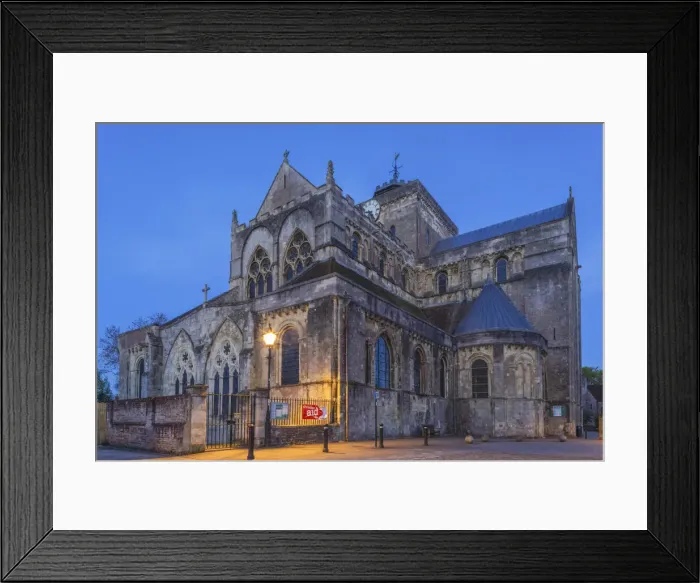 Framed Print : England, Hampshire, Romsey, Romsey Abbey Framed Print : England, Hampshire, Romsey, Romsey Abbey