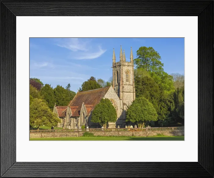 Framed Print : England, Hampshire, Alton, Chawton, Parish Church of St. Nicholas Framed Print : England, Hampshire, Alton, Chawton, Parish Church of St. Nicholas