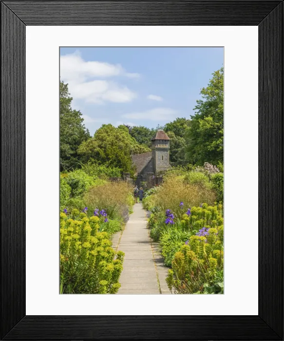 Framed Print : England, Hampshire, Hinton Ampner House, The Walled Kitchen Garden Framed Print : England, Hampshire, Hinton Ampner House, The Walled Kitchen Garden