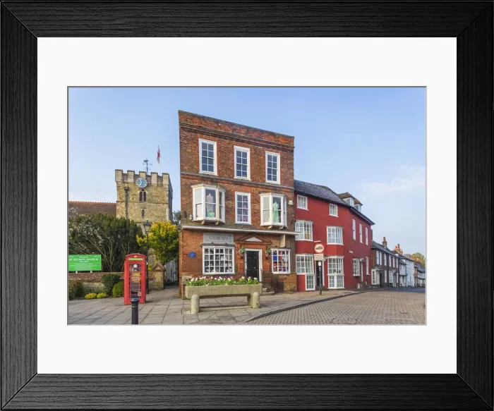 Framed Print : England, Hampshire, Petersfield, Historical Buildings on Sheep Street Framed Print : England, Hampshire, Petersfield, Historical Buildings on Sheep Street