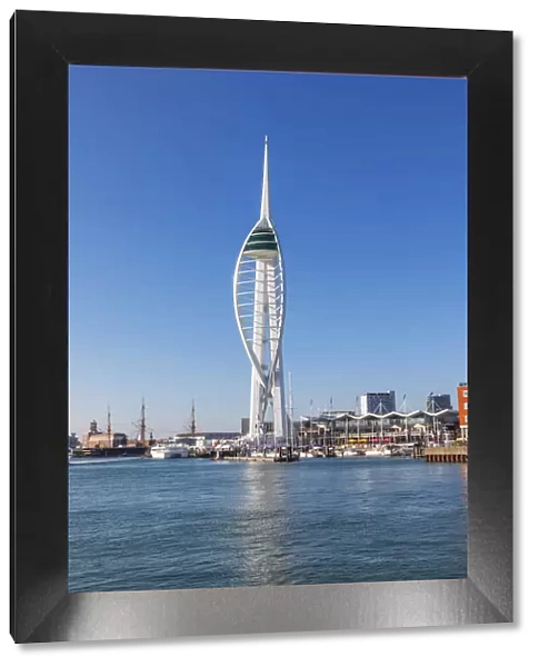 England, Hampshire, Portsmouth, Spinnaker Tower and City Skyline