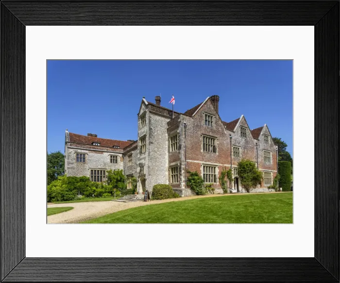 Framed Print : England, Hampshire, Alton, Chawton, Chawton House