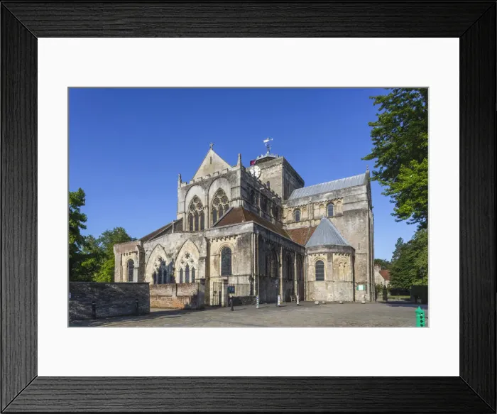 Framed Print : England, Hampshire, Test Valley, Romsey, Romsey Abbey Framed Print : England, Hampshire, Test Valley, Romsey, Romsey Abbey