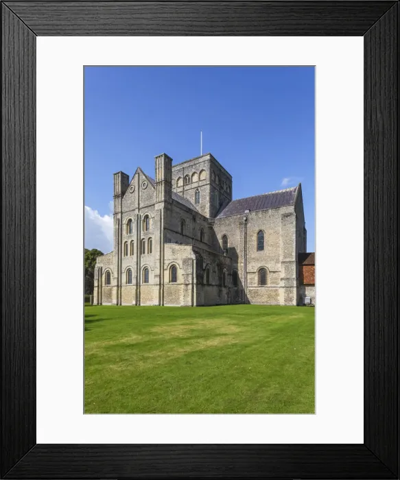 Framed Print : England, Winchester, Hospital of St Cross, The Church Framed Print : England, Winchester, Hospital of St Cross, The Church