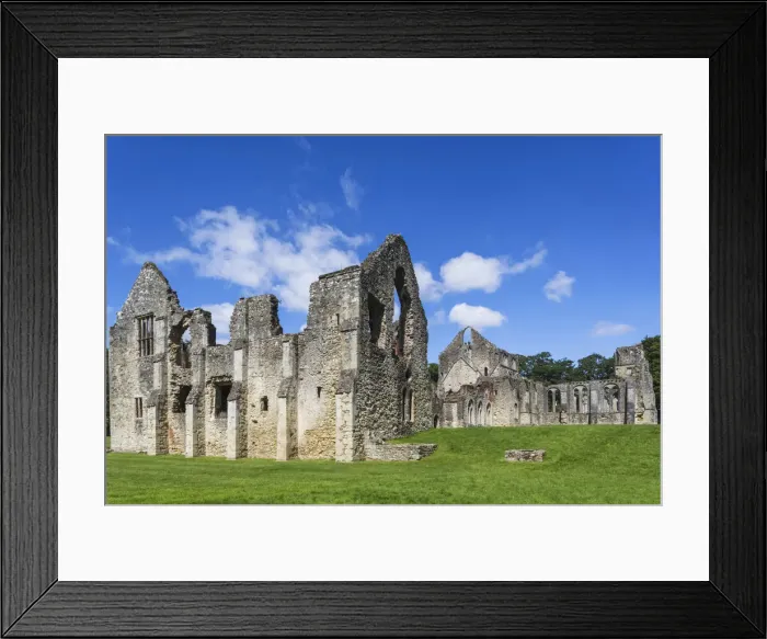 Framed Print : England, Southampton, Netley Abbey, The Ruins of Netley Abbey Framed Print : England, Southampton, Netley Abbey, The Ruins of Netley Abbey