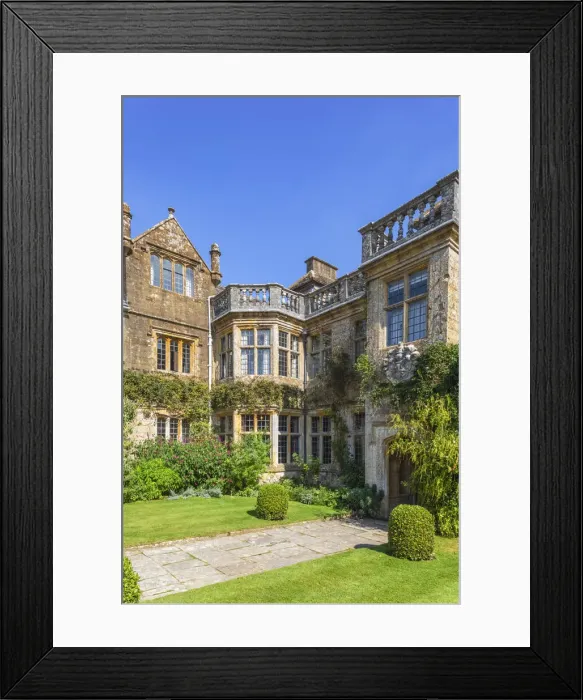 Framed Print : England, Dorset, Beaminster, Mapperton House and Gardens Framed Print : England, Dorset, Beaminster, Mapperton House and Gardens