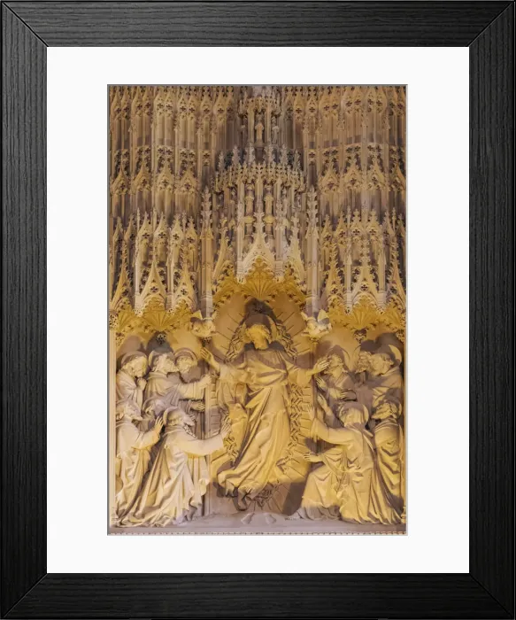 Framed Print : England, Dorset, Sherborne, Sherborne Abbey, The Chancel Framed Print : England, Dorset, Sherborne, Sherborne Abbey, The Chancel