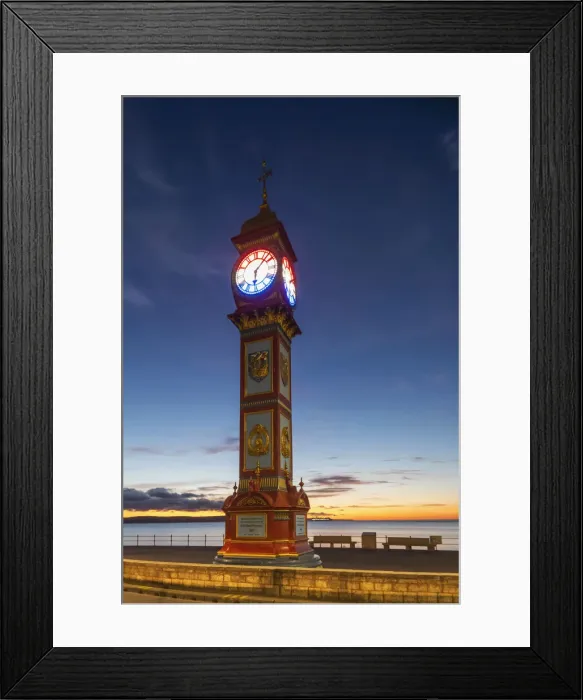 Framed Print : England, Dorset, Weymouth, Weymouth Esplanade, The Jubilee Clock Tower Erected in 1888 to Commemorate The Golden Jubilee of Queen Victoria Framed Print : England, Dorset, Weymouth, Weymouth Esplanade, The Jubilee Clock Tower Erected in 1888 to Commemorate The Golden Jubilee of Queen Victoria