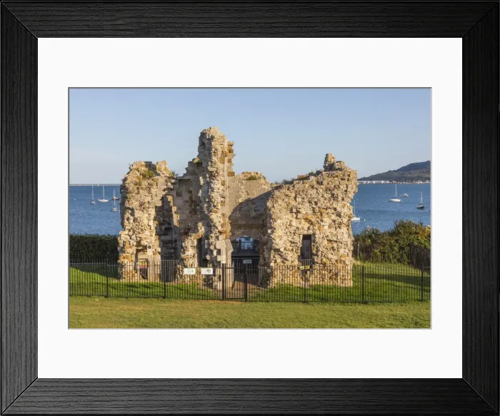 Framed Print : England, Dorset, Weymouth, Sandsfoot Castle Framed Print : England, Dorset, Weymouth, Sandsfoot Castle