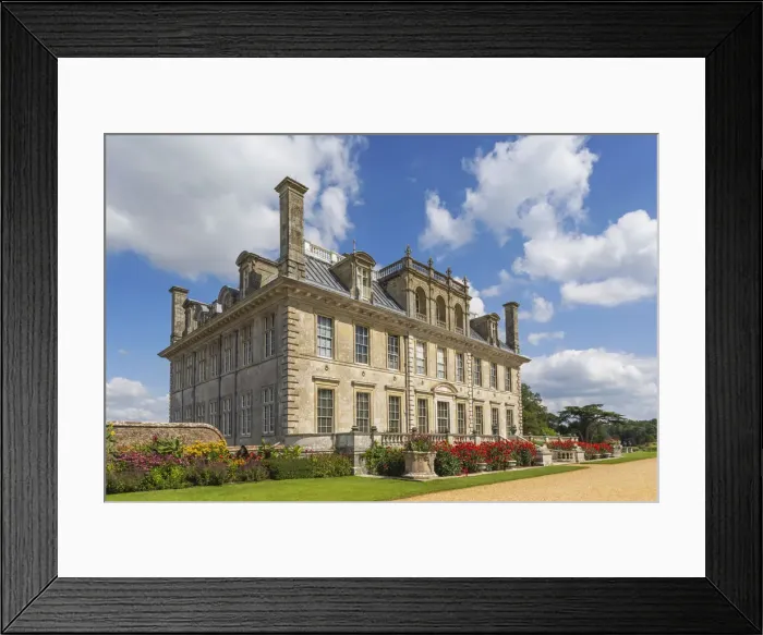 Framed Print : England, Dorset, Wimborne Minster, Kingston Lacey Country House dated 1665