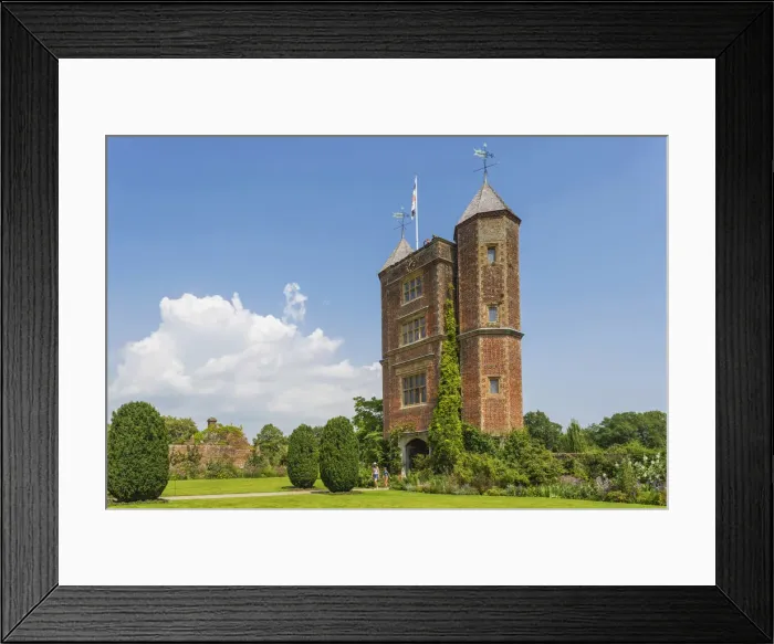 Framed Print : England, Kent, Cranbrook, Sissinghurst Castle, Gardens and Castle Tower Framed Print : England, Kent, Cranbrook, Sissinghurst Castle, Gardens and Castle Tower