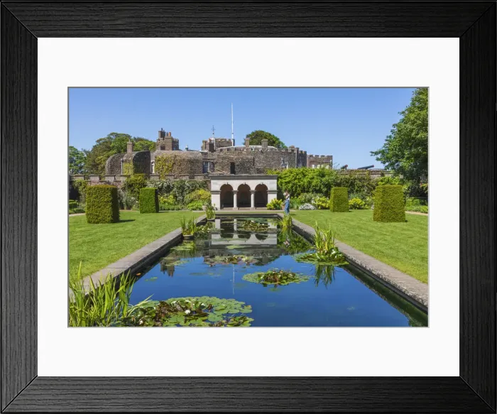 Framed Print : England, Kent, Walmer, Walmer Castle, The Queen Mothers Garden Framed Print : England, Kent, Walmer, Walmer Castle, The Queen Mothers Garden
