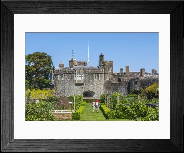 Framed Print : England, Kent, Walmer, Walmer Castle, The Kitchen Garden Framed Print : England, Kent, Walmer, Walmer Castle, The Kitchen Garden