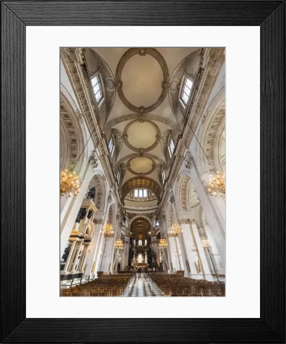Framed Print : England, London, St. Pauls Cathedral, The Nave Framed Print : England, London, St. Pauls Cathedral, The Nave