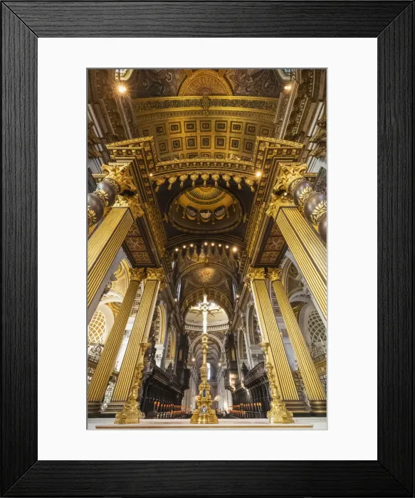 Framed Print : England, London, St. Pauls Cathedral, The High Cross Framed Print : England, London, St. Pauls Cathedral, The High Cross
