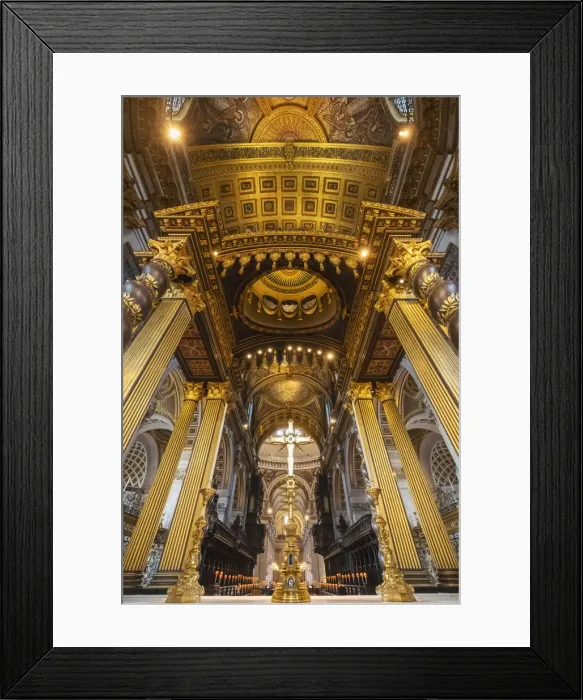 Framed Print : England, London, St. Pauls Cathedral, The High Cross Framed Print : England, London, St. Pauls Cathedral, The High Cross