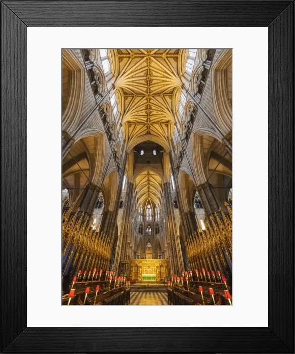 Framed Print : England, London, Westminster Abbey, The Choir Framed Print : England, London, Westminster Abbey, The Choir