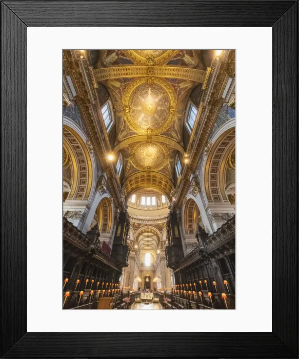 Framed Print : England, London, St. Pauls Cathedral, The Quire Framed Print : England, London, St. Pauls Cathedral, The Quire