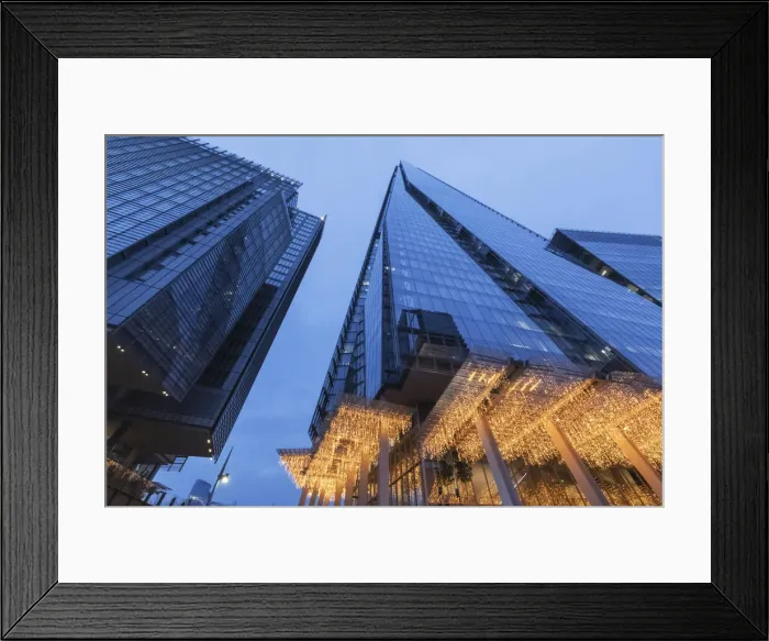 Framed Print : England, London, Southwark, The Shard at Night Framed Print : England, London, Southwark, The Shard at Night