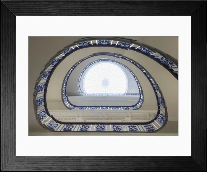 Framed Print : England, London, Somerset House, The Courtauld Gallery, The Staircase designed by William Chambers Framed Print : England, London, Somerset House, The Courtauld Gallery, The Staircase designed by William Chambers