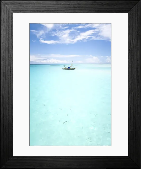 Framed Print : Traditional Dhow at anchor, Indian Ocean, Zanzibar, Tanzania Framed Print : Traditional Dhow at anchor, Indian Ocean, Zanzibar, Tanzania