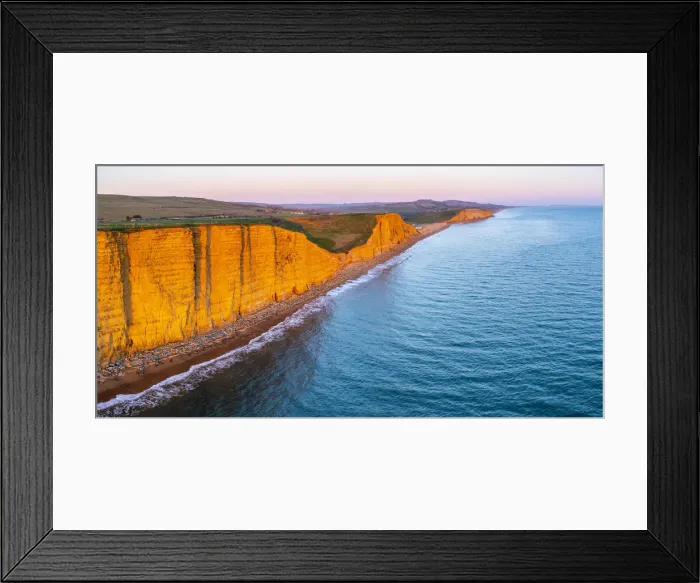 Framed Print : UK, England, Dorset, West Bay, West Bay Cliffs, East Cliff Framed Print : UK, England, Dorset, West Bay, West Bay Cliffs, East Cliff