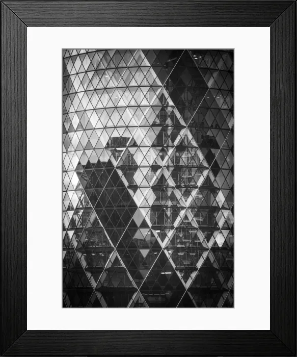 Framed Print : Gherkin building, City of London, London, England, UK Framed Print : Gherkin building, City of London, London, England, UK
