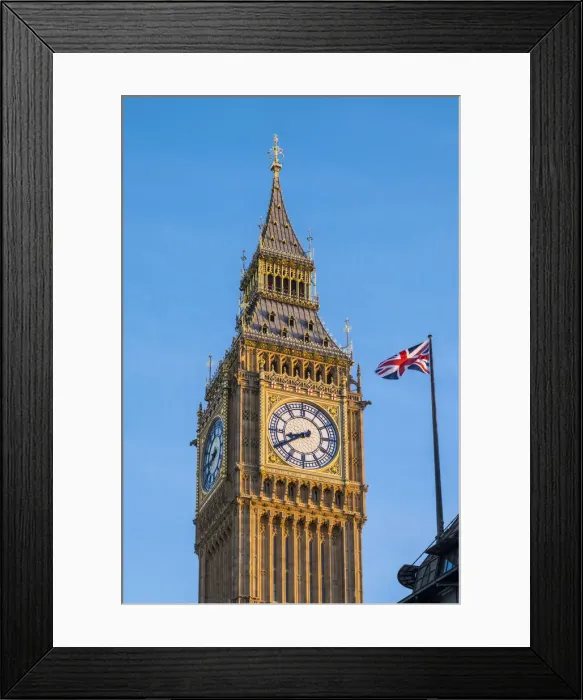 Framed Print : Big Ben & Houses of Parliament, London, England, UK