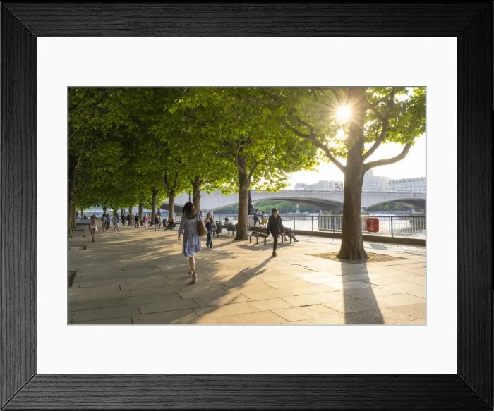 Framed Print : South Bank, London, England, UK Framed Print : South Bank, London, England, UK