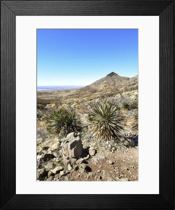 Framed Print : USA, Texas, El Paso, Franklin Mountains State Park, Aztec Caves Trail, Chihuahuan Desert, Rio Grande Valley Framed Print : USA, Texas, El Paso, Franklin Mountains State Park, Aztec Caves Trail, Chihuahuan Desert, Rio Grande Valley