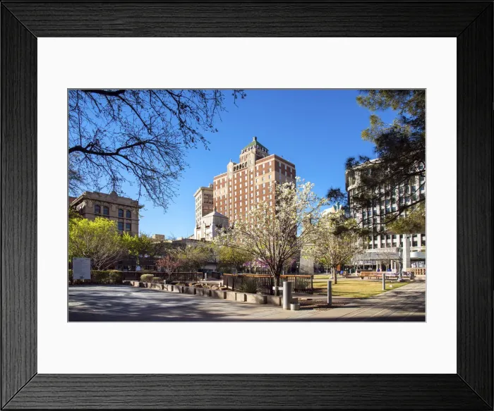 Framed Print : USA, Texas, El Paso, Skyline, Bordertown, Downtown, San Jacinto Plaza, Plaza Hotel, Built By Conrad Hilton In 1930, Formerly Called The El Paso Hilton Framed Print : USA, Texas, El Paso, Skyline, Bordertown, Downtown, San Jacinto Plaza, Plaza Hotel, Built By Conrad Hilton In 1930, Formerly Called The El Paso Hilton